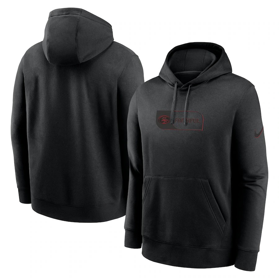 Men san francisco 49ers black style #9 2024 NFL hoodie